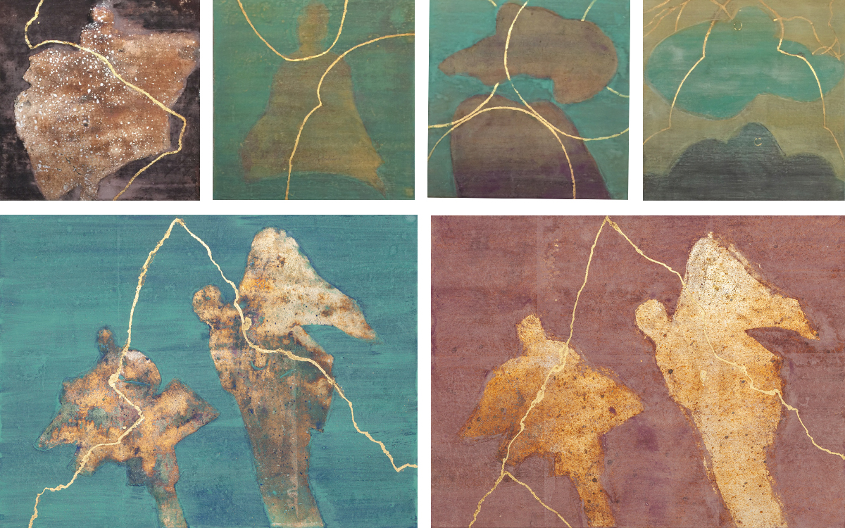 New paintings: Kintsugi